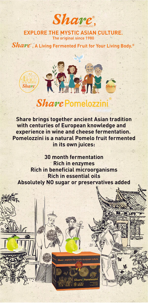 (30-day Plan) Share Original® Fermented Plum/Japanese Apricot (1.1lb bag): 30+month naturally fermented, effective natural alternative to lab-made laxatives/probiotics, vegan/non-GMO, individually wrapped packet easy for travel (Swiss-made, free shipping)